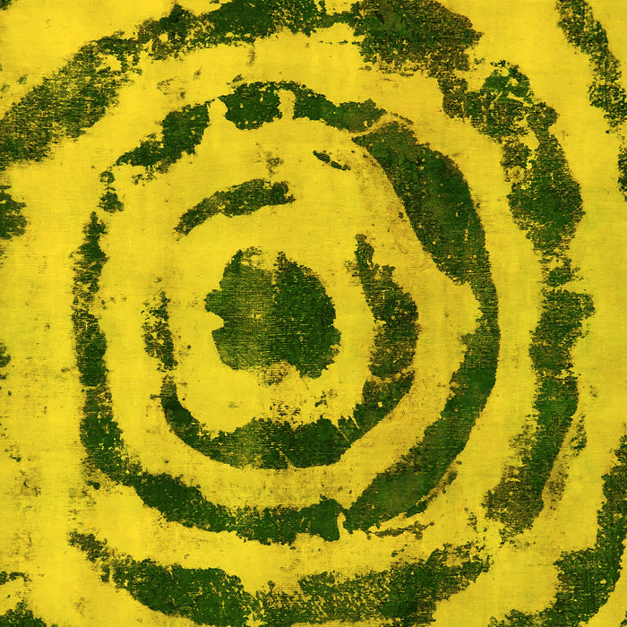 Abstract Yellow Modern Rug, abs741yw