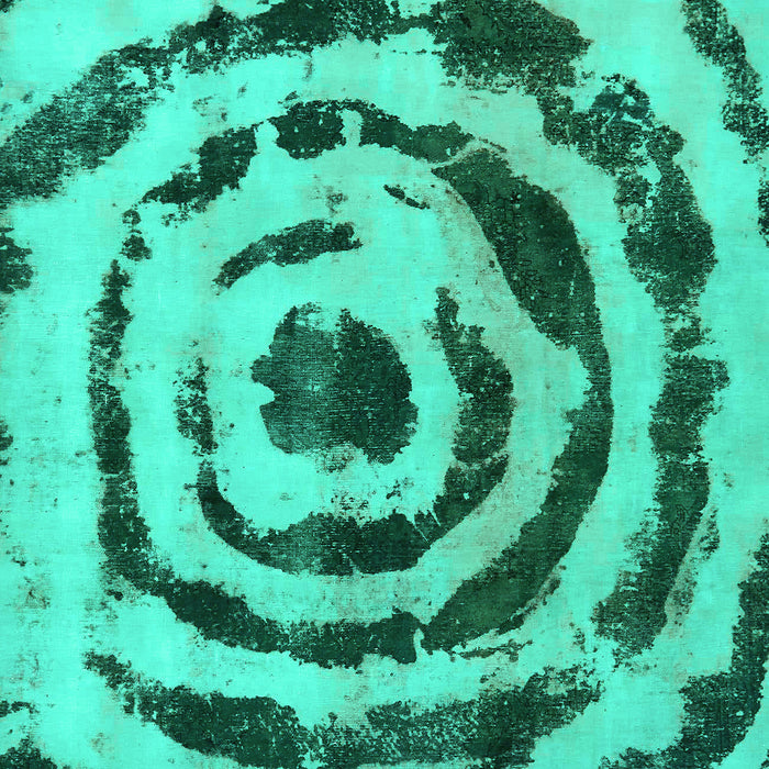 Abstract Turquoise Modern Rug, abs741turq