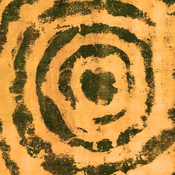 Abstract Orange Modern Rug, abs741org