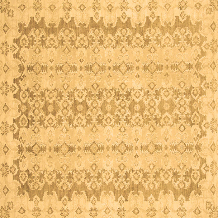 Square Abstract Brown Modern Rug, abs742brn