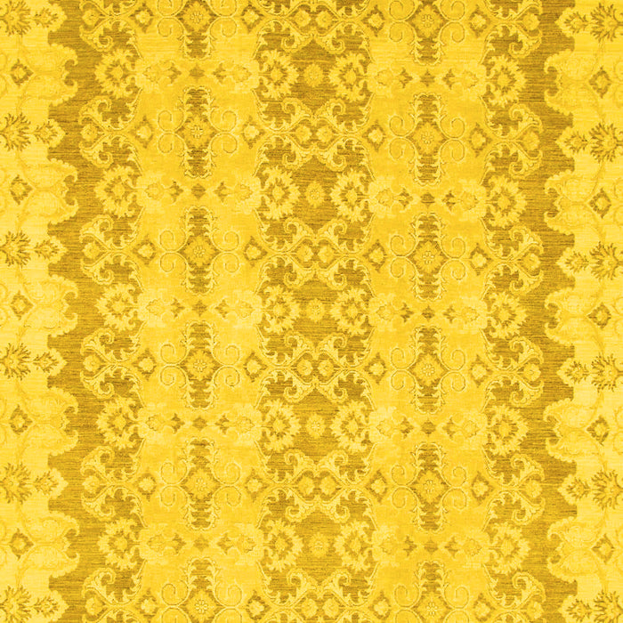 Abstract Yellow Modern Rug, abs742yw