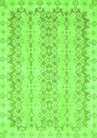 Abstract Green Modern Rug, abs742grn