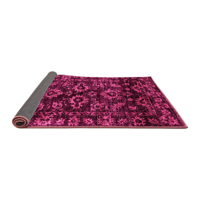 Sideview of Abstract Pink Modern Rug, abs743pnk