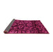 Sideview of Abstract Pink Modern Rug, abs743pnk