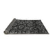 Sideview of Abstract Gray Modern Rug, abs743gry