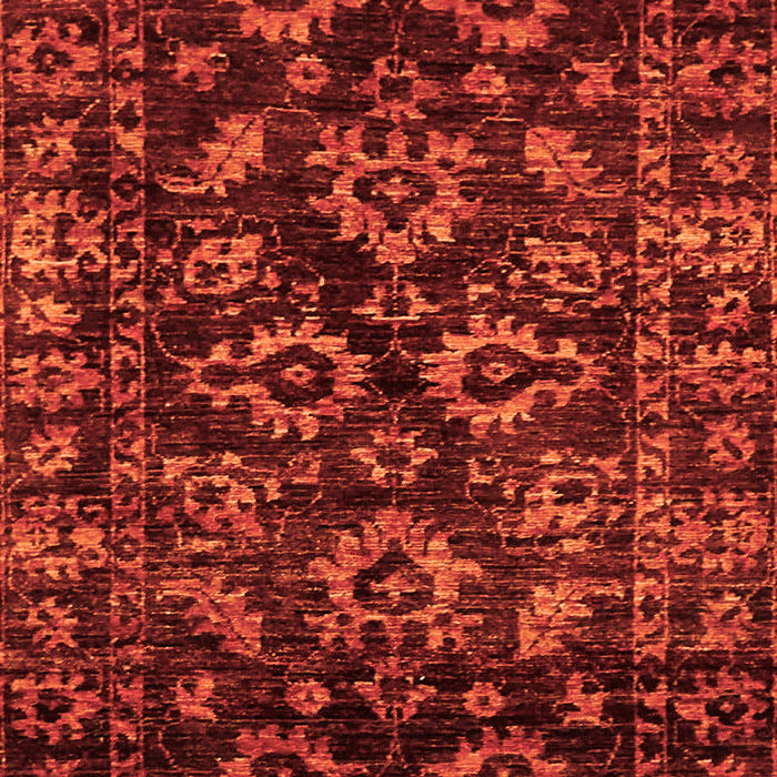 Abstract Orange Modern Rug, abs743org