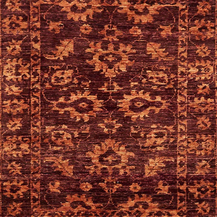 Abstract Dark Red Modern Rug, abs743