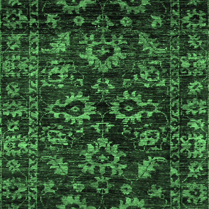 Abstract Emerald Green Modern Rug, abs743emgrn