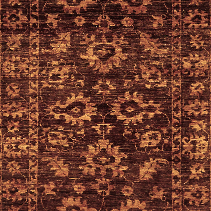 Abstract Brown Modern Rug, abs743brn