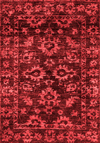 Abstract Red Modern Rug, abs743red