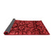 Abstract Red Modern Area Rugs