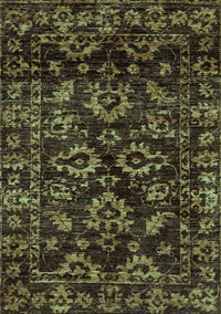 Abstract Turquoise Modern Rug, abs743turq