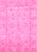 Oriental Pink Traditional Rug, abs744pnk