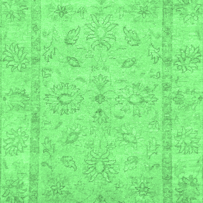 Oriental Emerald Green Traditional Rug, abs744emgrn