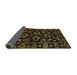 Sideview of Oriental Turquoise Traditional Rug, abs745turq