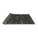 Sideview of Oriental Gray Traditional Rug, abs745gry