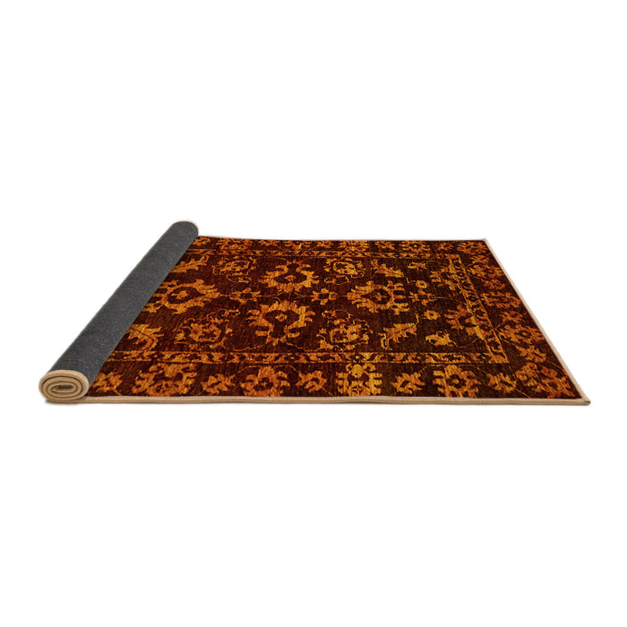 Sideview of Oriental Yellow Traditional Rug, abs745yw