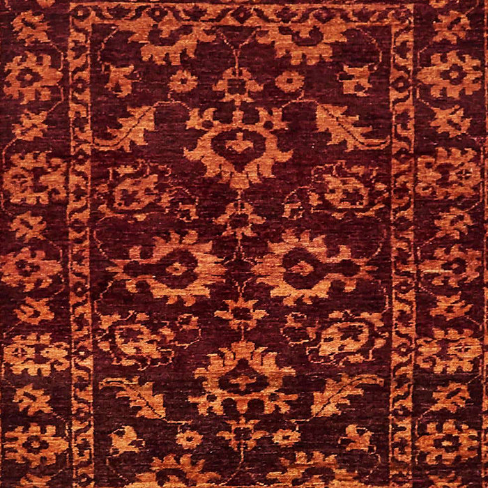 Abstract Dark Red Oriental Rug, abs745