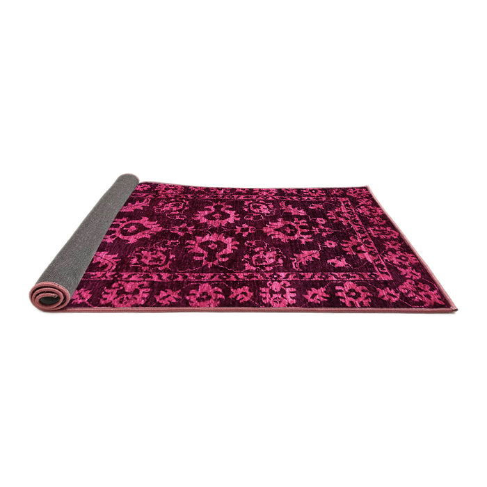 Sideview of Oriental Pink Traditional Rug, abs745pnk