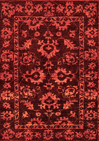 Oriental Orange Traditional Rug, abs745org