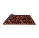 Sideview of Oriental Brown Traditional Rug, abs745brn