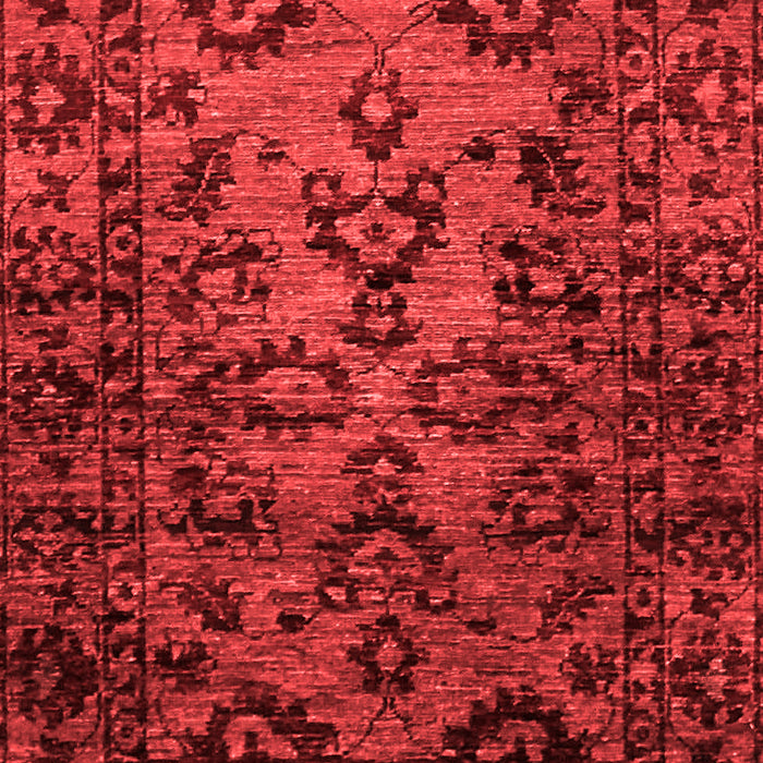 Machine Washable Abstract Red Modern Rug, wshabs746red