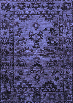 Abstract Blue Modern Rug, abs746blu