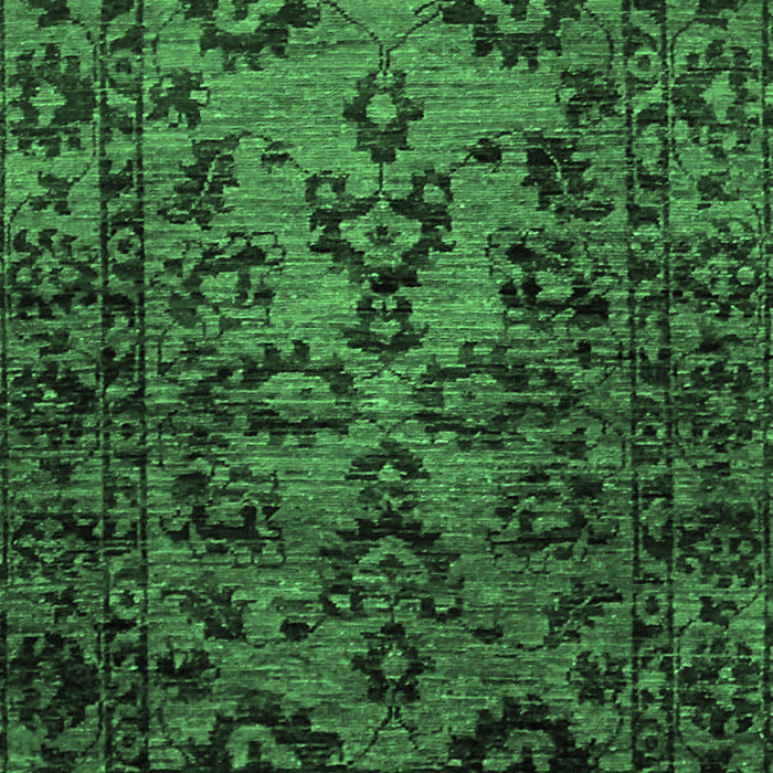 Machine Washable Abstract Emerald Green Modern Area Rugs, wshabs746emgrn
