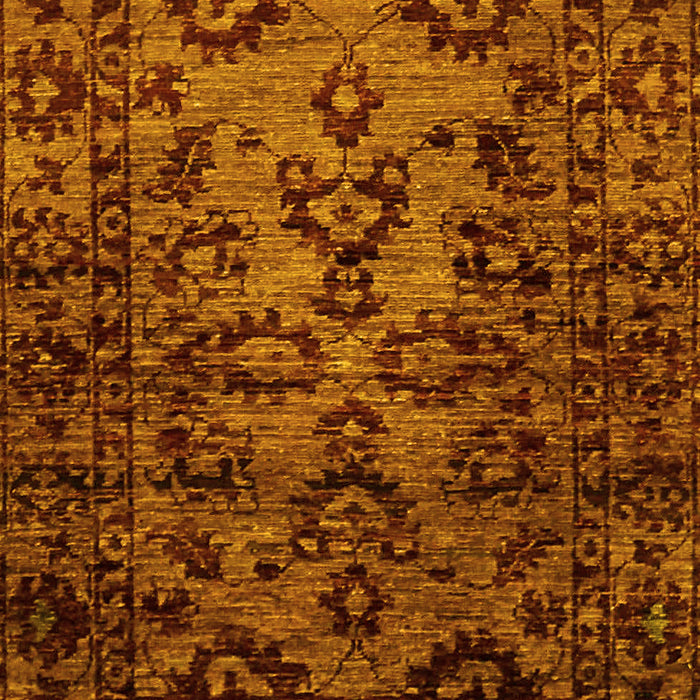 Machine Washable Abstract Yellow Modern Rug, wshabs746yw