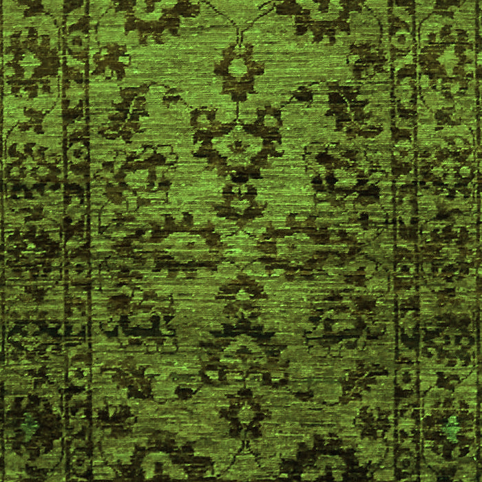 Machine Washable Abstract Green Modern Area Rugs, wshabs746grn