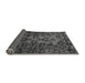 Sideview of Abstract Gray Modern Rug, abs746gry