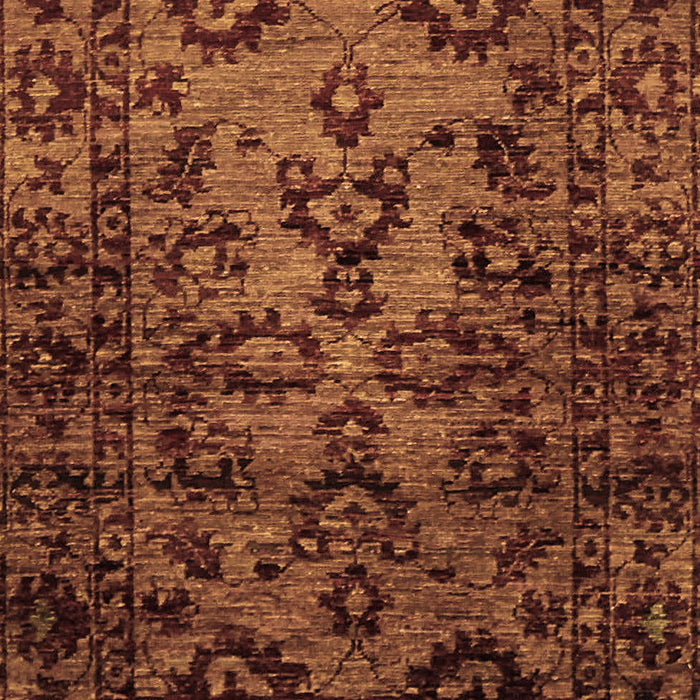 Machine Washable Abstract Brown Modern Rug, wshabs746brn