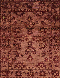 Machine Washable Abstract Dark Red Rug, wshabs746