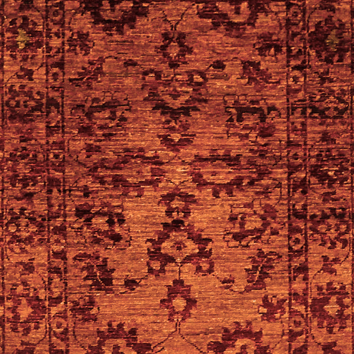 Machine Washable Abstract Orange Modern Area Rugs, wshabs746org