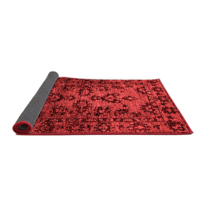 Abstract Red Modern Area Rugs