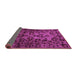 Sideview of Abstract Purple Modern Rug, abs746pur