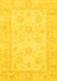 Oriental Yellow Traditional Rug, abs747yw