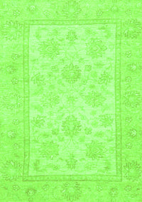 Oriental Green Traditional Rug, abs747grn