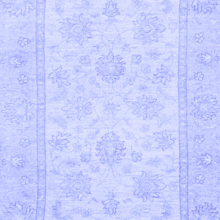Machine Washable Oriental Blue Traditional Rug, wshabs747blu
