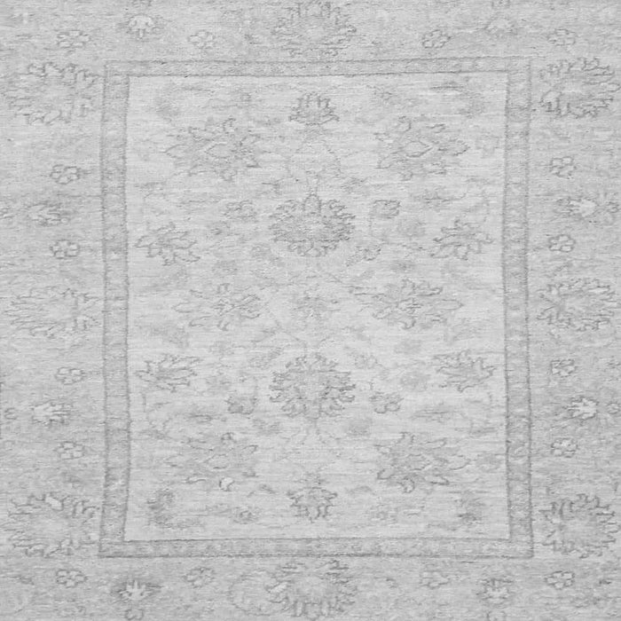 Square Machine Washable Oriental Gray Traditional Rug, wshabs747gry