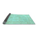 Sideview of Oriental Light Blue Traditional Rug, abs747lblu