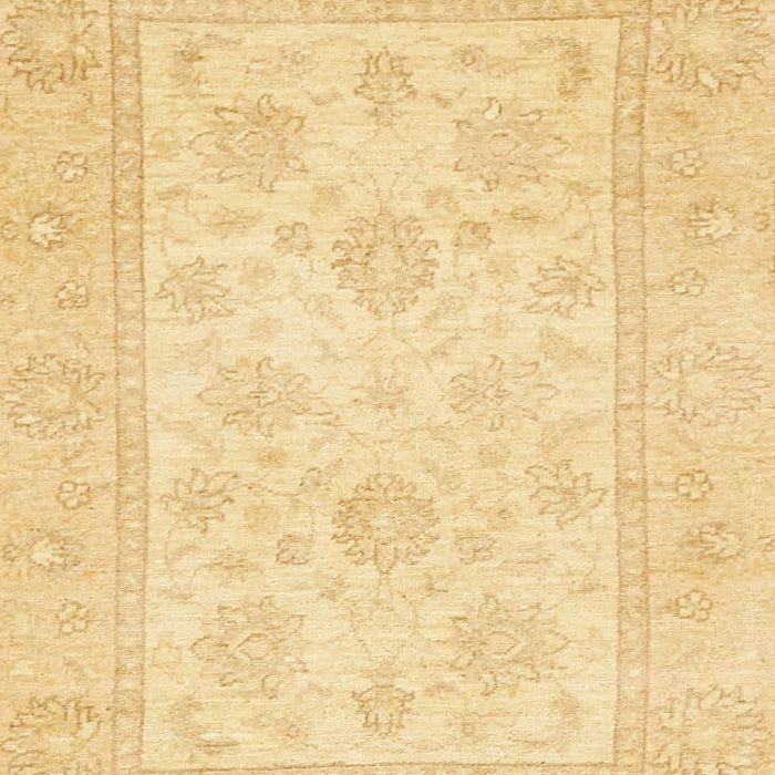 Abstract Mustard Yellow Oriental Rug, abs747