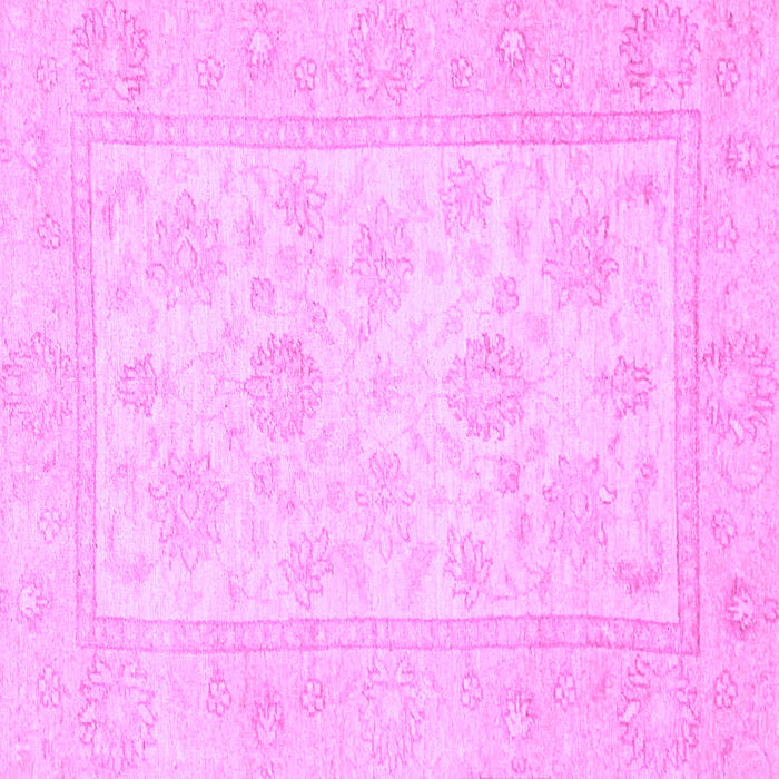 Square Machine Washable Oriental Purple Traditional Area Rugs, wshabs747pur