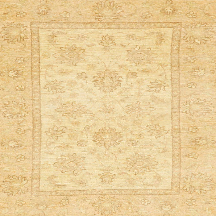 Square Machine Washable Abstract Mustard Yellow Rug, wshabs747