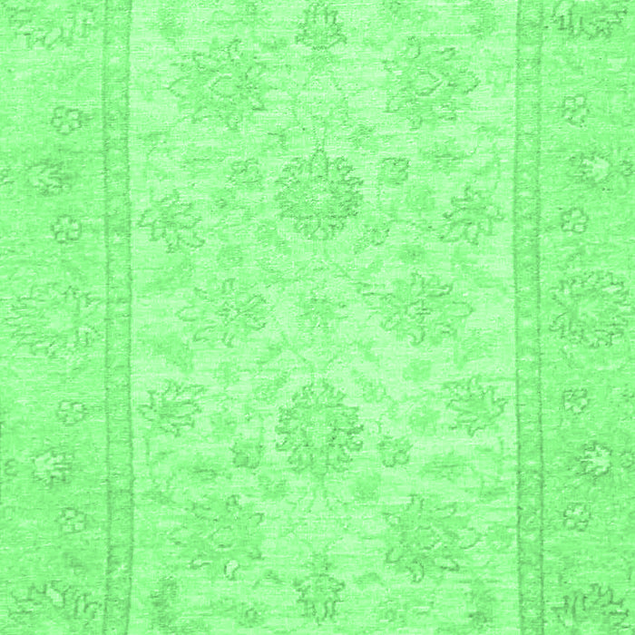 Oriental Emerald Green Traditional Rug, abs747emgrn
