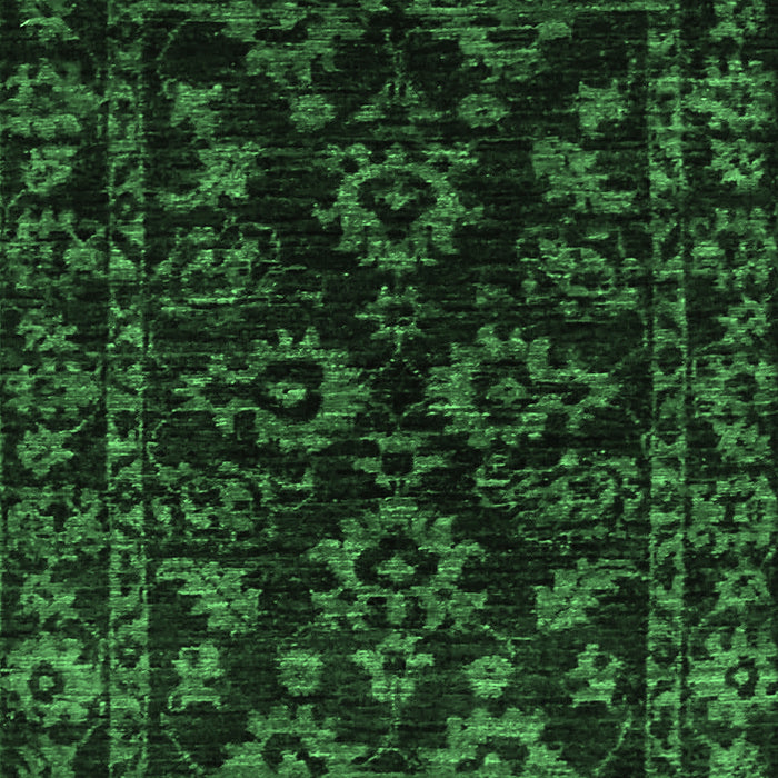 Abstract Emerald Green Modern Rug, abs748emgrn