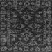 Square Abstract Gray Modern Rug, abs748gry