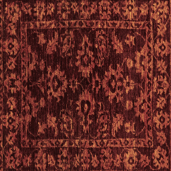 Square Abstract Brown Modern Rug, abs748brn