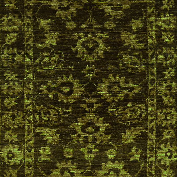 Abstract Green Modern Rug, abs748grn