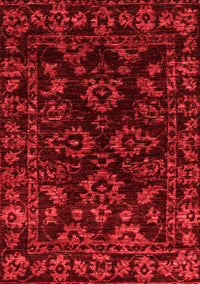 Abstract Red Modern Rug, abs748red